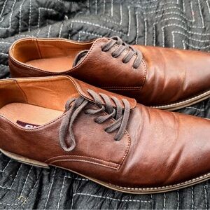 Gordon Rush Dillon leather Oxfords size 10.5 tan brown